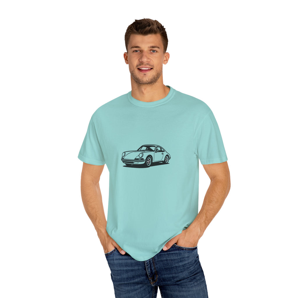 Classic Car T-Shirt, Unisex Vintage Tee, Automotive Gift, Nostalgic Apparel, Gearhead Fashion, Car Enthusiast Outfit, Black Car