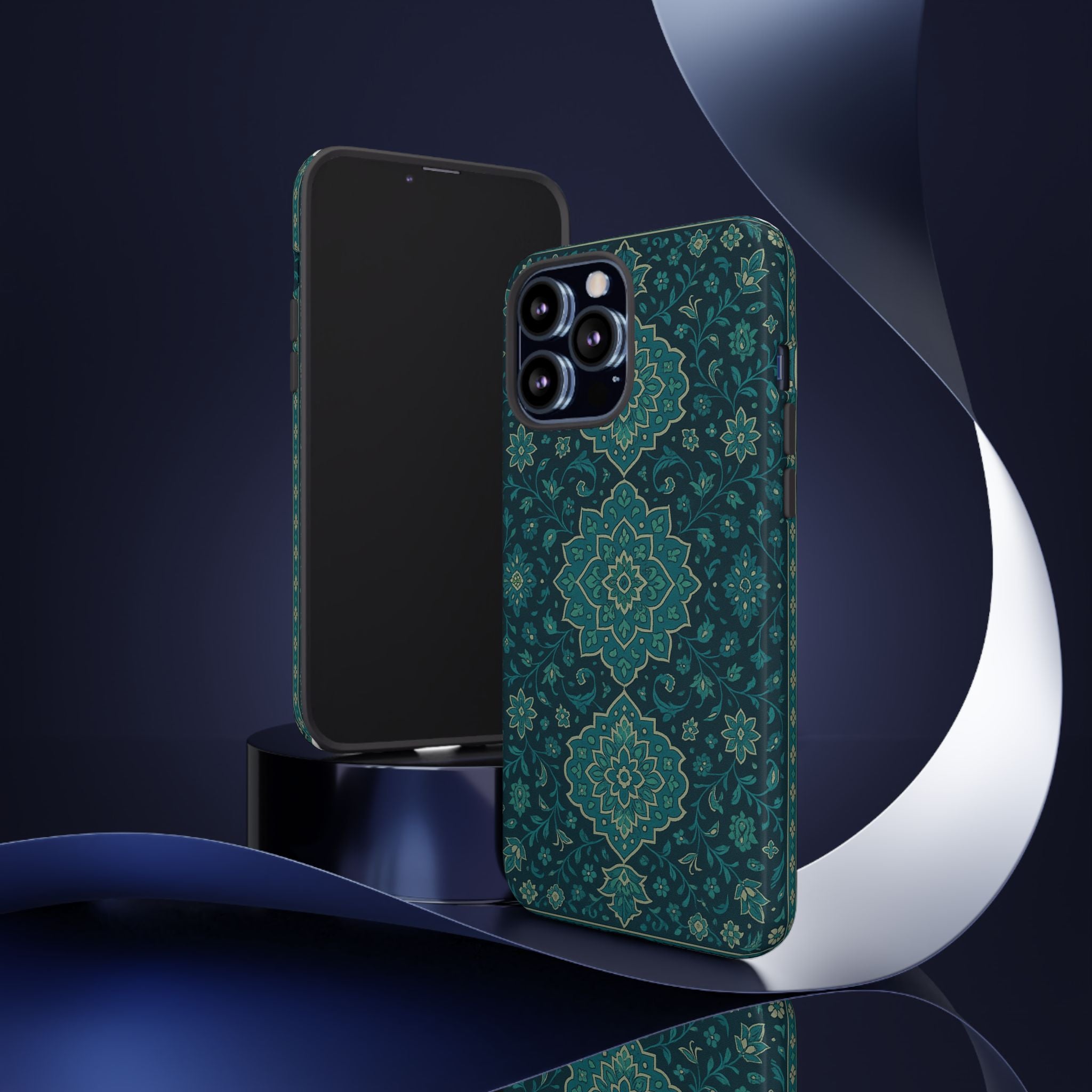 Elegant Floral Phone Case, Tough Cases, Unique Phone Cover, Gift for Her, Phone Accessories, Stylish Protection