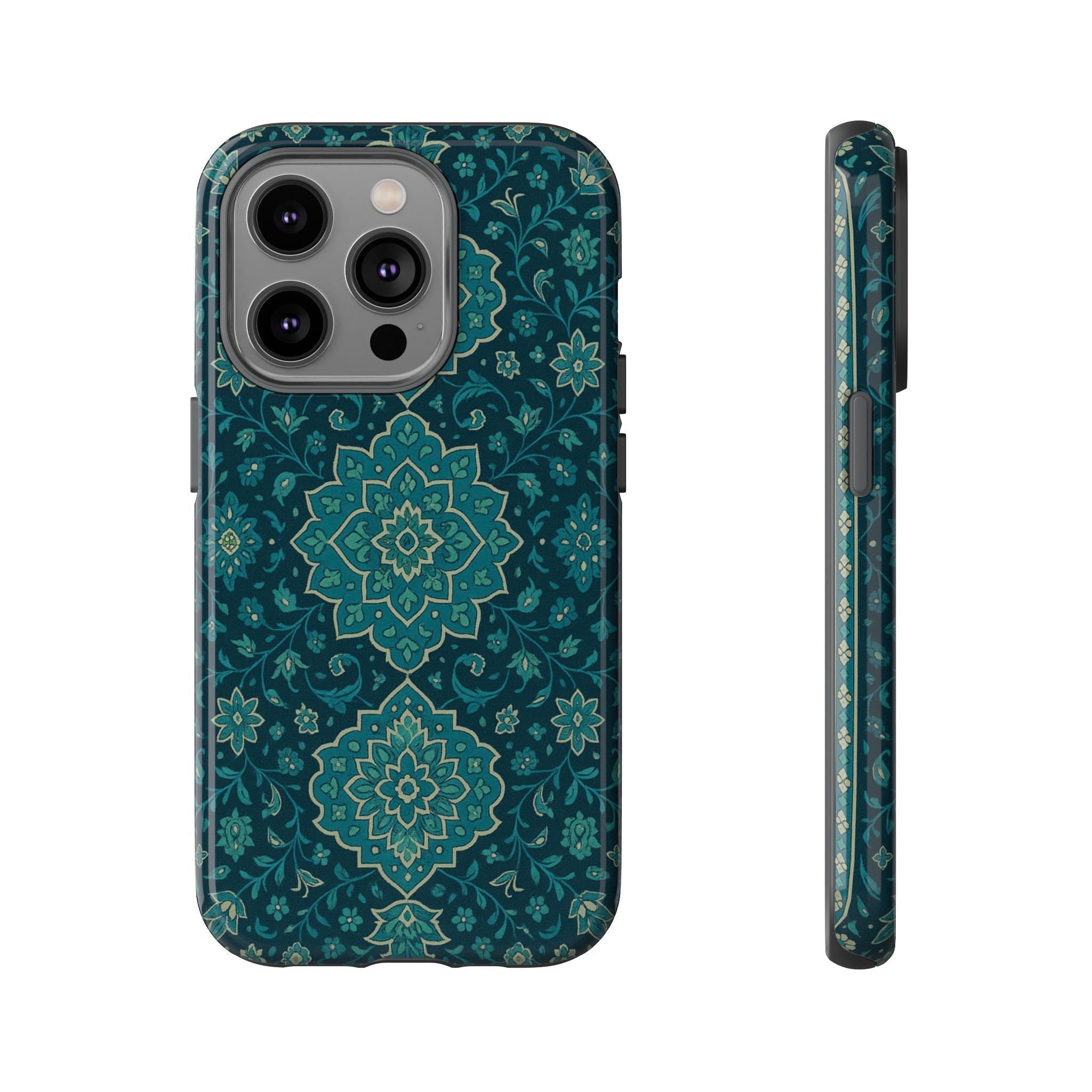 Elegant Floral Phone Case, Tough Cases, Unique Phone Cover, Gift for Her, Phone Accessories, Stylish Protection
