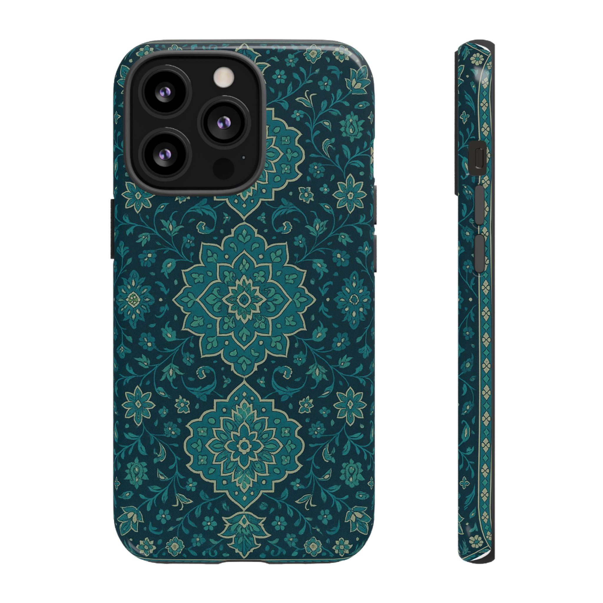 Elegant Floral Phone Case, Tough Cases, Unique Phone Cover, Gift for Her, Phone Accessories, Stylish Protection