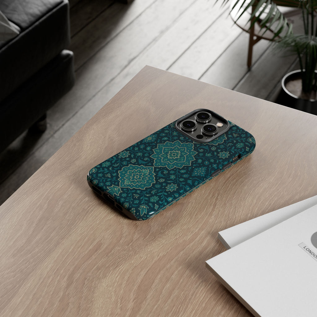Elegant Floral Phone Case, Tough Cases, Unique Phone Cover, Gift for Her, Phone Accessories, Stylish Protection