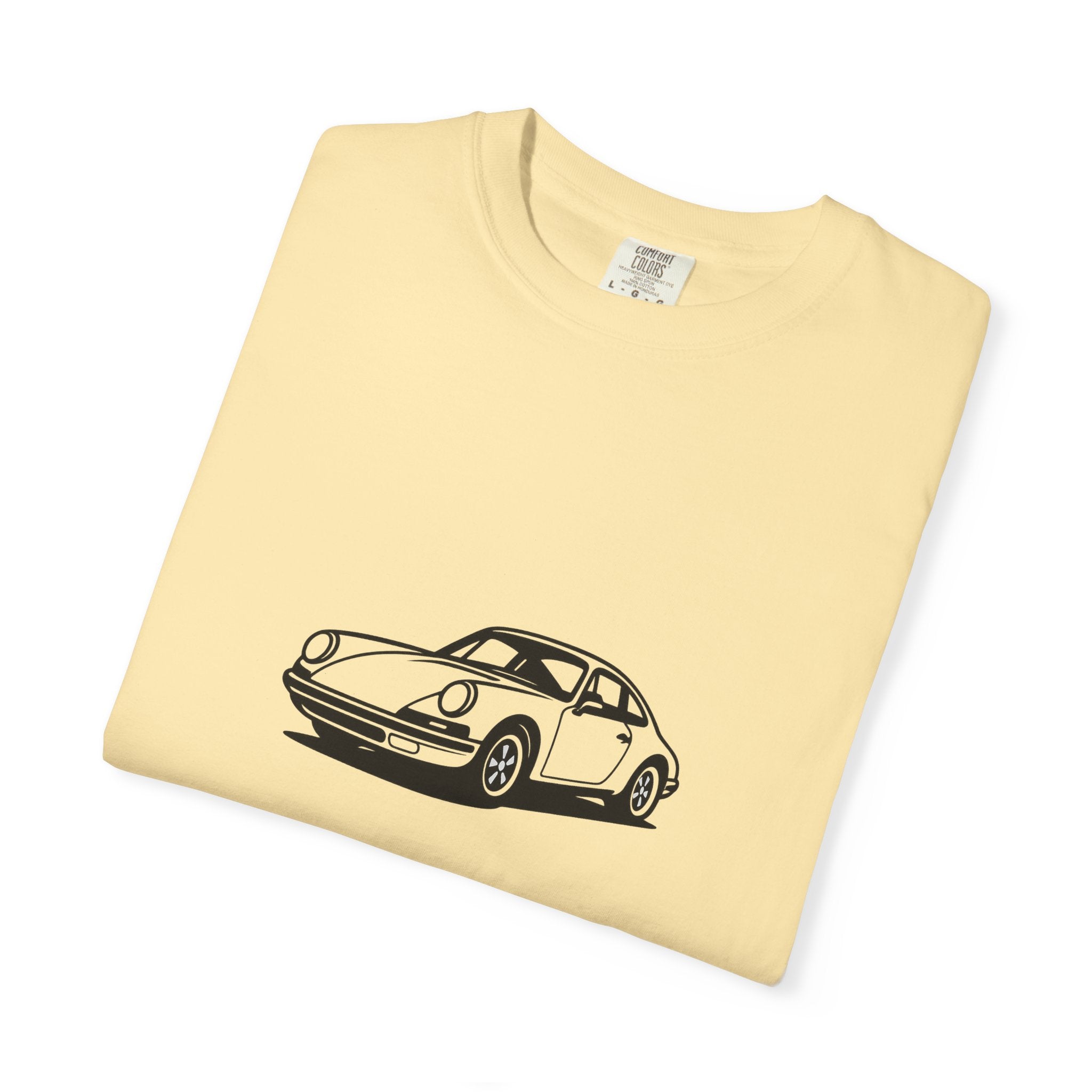 Classic Car T-Shirt, Unisex Vintage Tee, Automotive Gift, Nostalgic Apparel, Gearhead Fashion, Car Enthusiast Outfit, Black Car