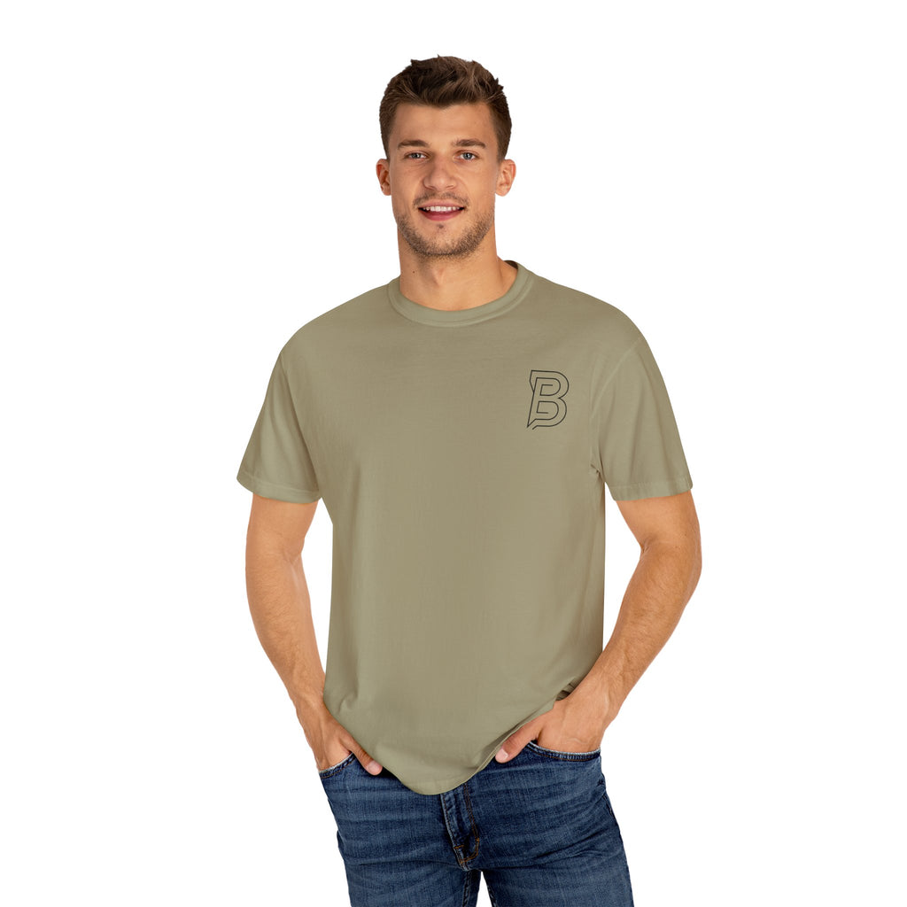 BORRENN Logo Tee, Stylish Unisex Garment-Dyed Tee - Perfect for Casual Outings, Gifts, Summer Wear, Street Style, and Everyday Comfort