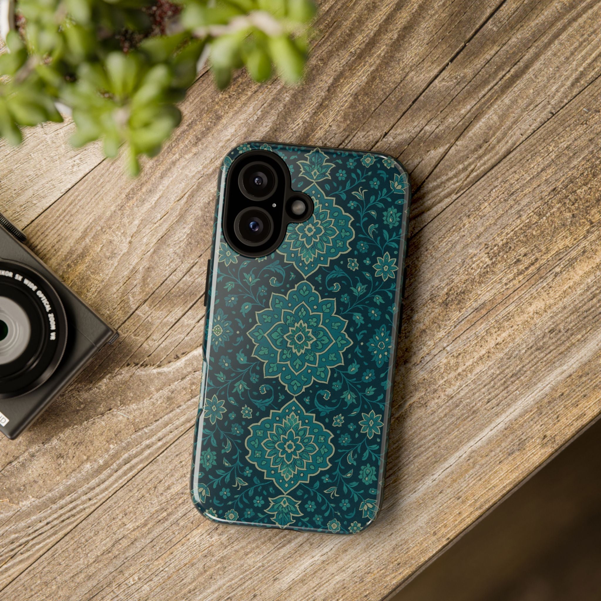 Elegant Floral Phone Case, Tough Cases, Unique Phone Cover, Gift for Her, Phone Accessories, Stylish Protection