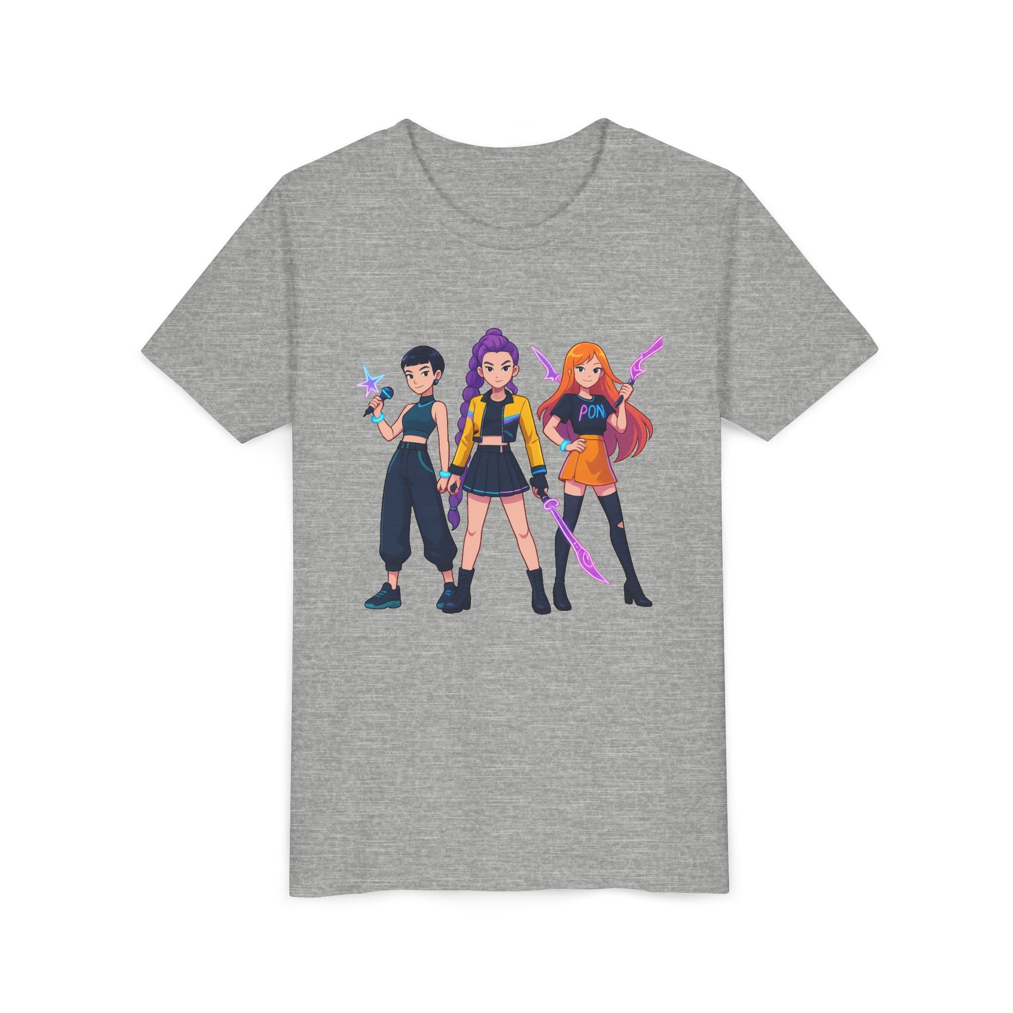 Youth Short Sleeve Tee Featuring Bold Character Design, Trendy Kids Shirt, Playful Summer Wear, Casual Gamer Apparel, Gift for Young [...]