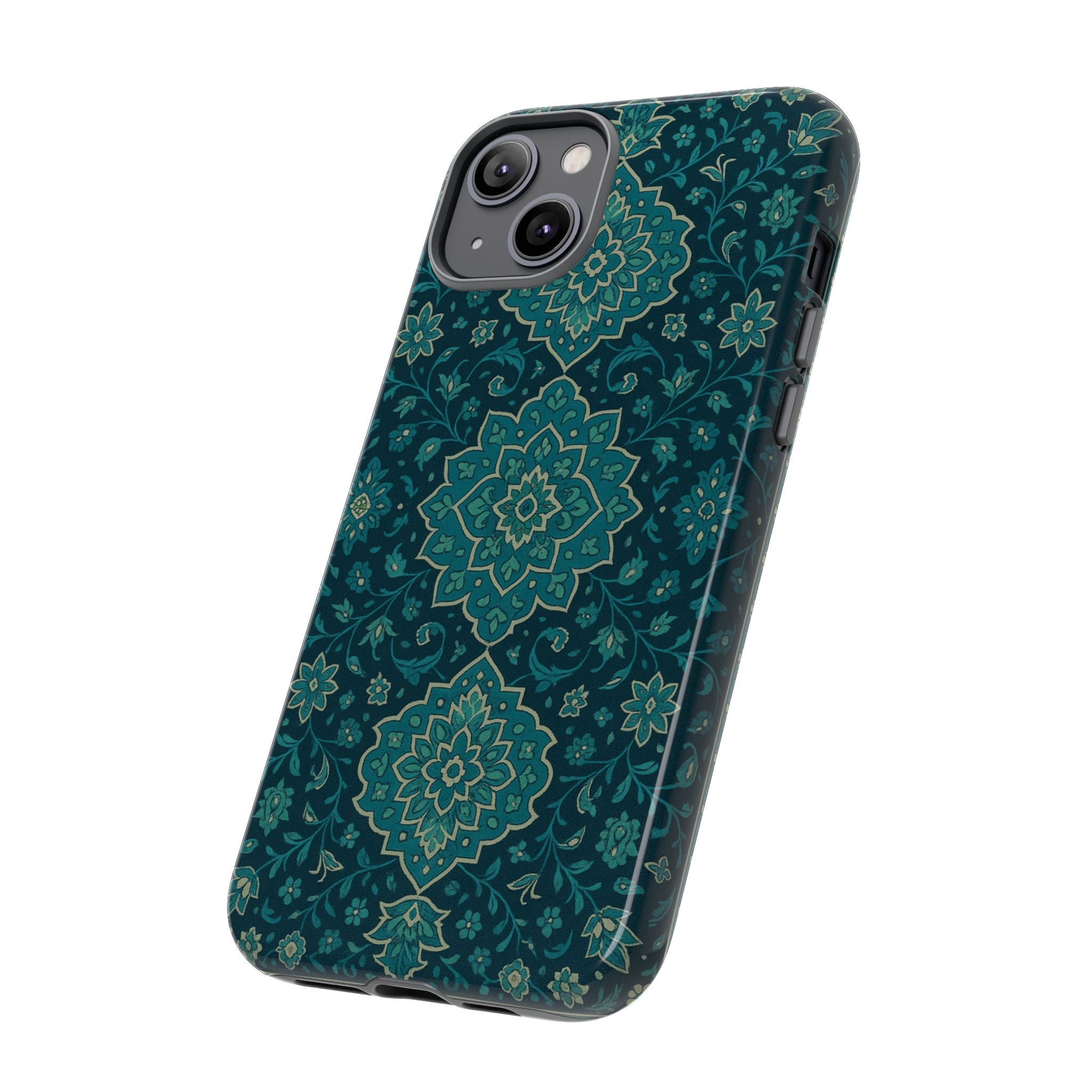 Elegant Floral Phone Case, Tough Cases, Unique Phone Cover, Gift for Her, Phone Accessories, Stylish Protection