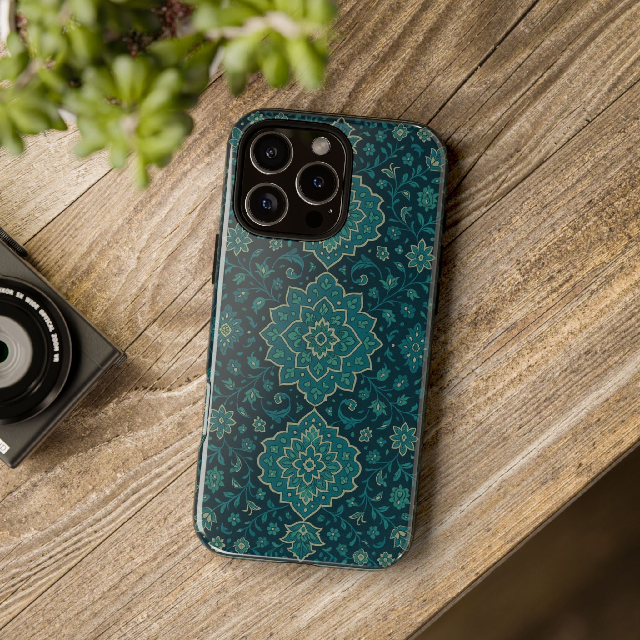 Elegant Floral Phone Case, Tough Cases, Unique Phone Cover, Gift for Her, Phone Accessories, Stylish Protection