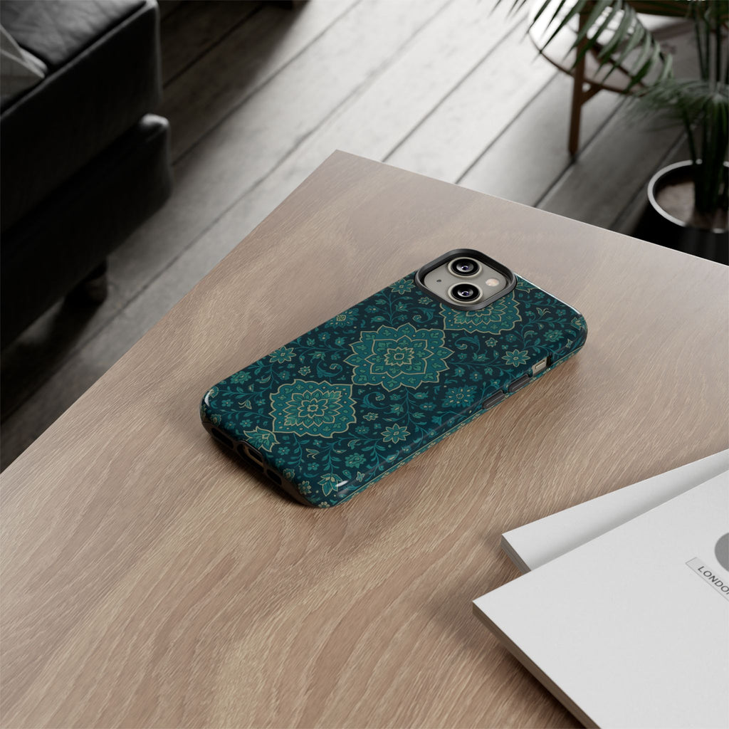 Elegant Floral Phone Case, Tough Cases, Unique Phone Cover, Gift for Her, Phone Accessories, Stylish Protection