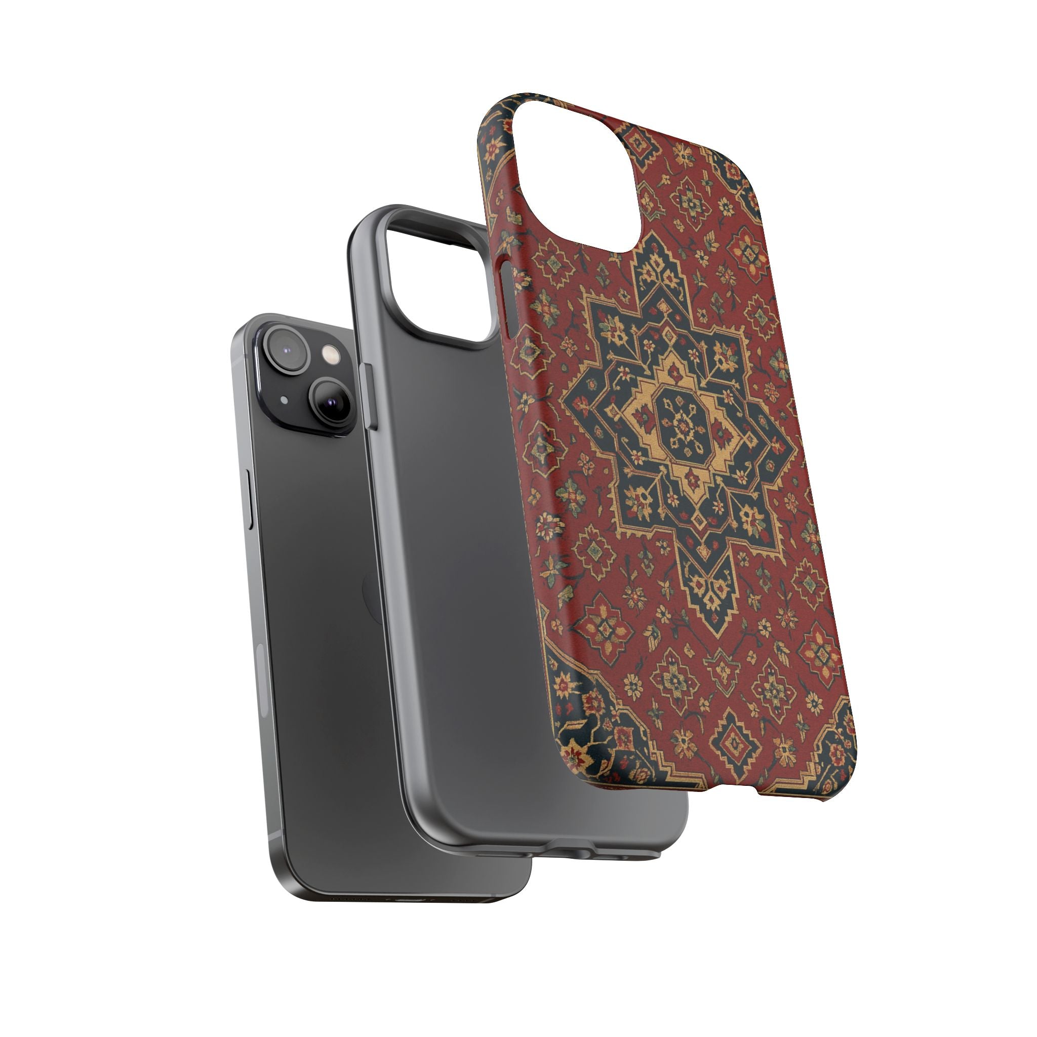 Vintage Rug Phone Case - Tough Cases, Custom Design, Bohemian Aesthetic, Stylish Protection, Unique Gift Ideas