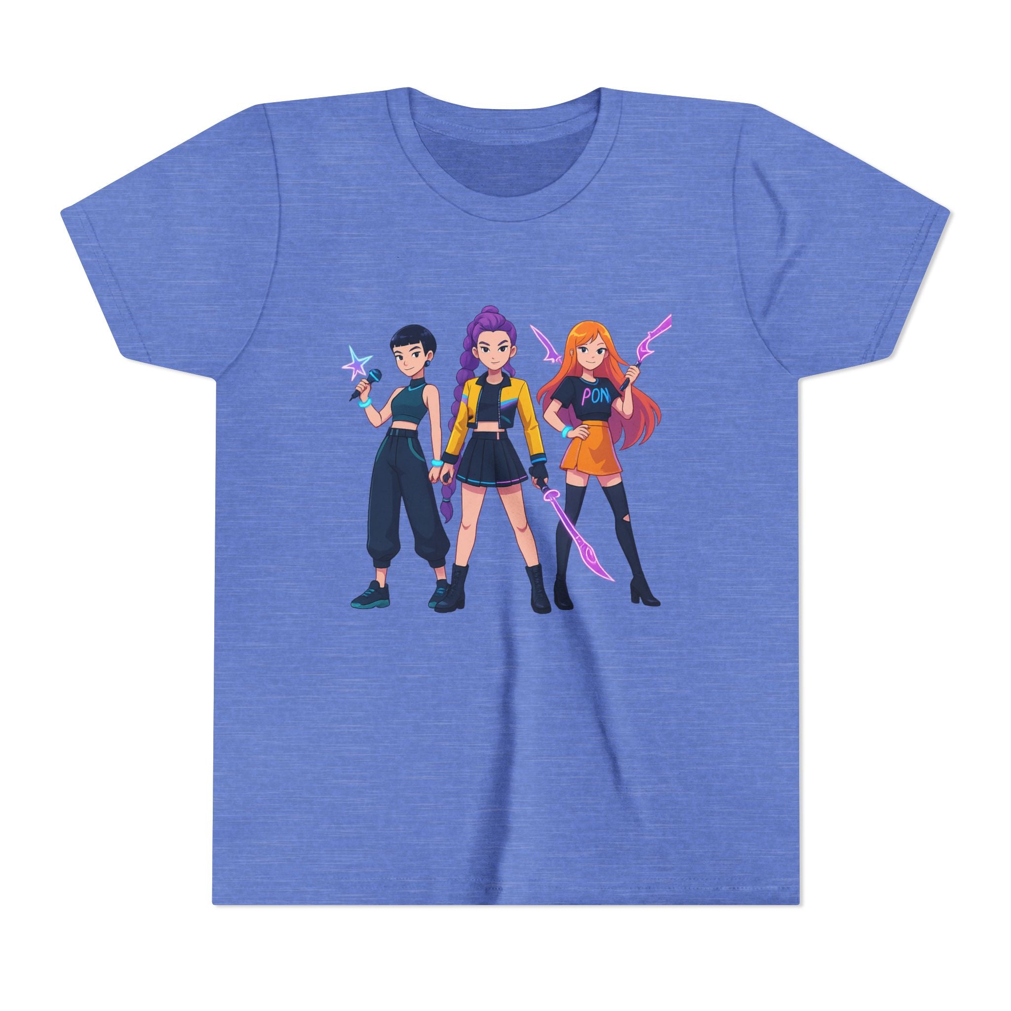 Youth Short Sleeve Tee Featuring Bold Character Design, Trendy Kids Shirt, Playful Summer Wear, Casual Gamer Apparel, Gift for Young [...]