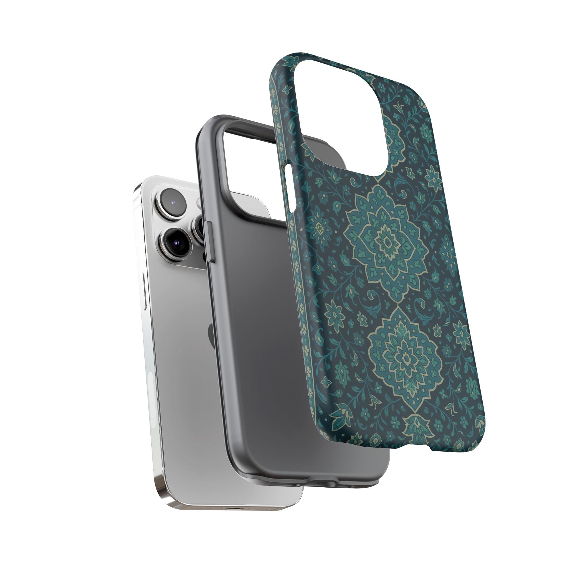 Elegant Floral Phone Case, Tough Cases, Unique Phone Cover, Gift for Her, Phone Accessories, Stylish Protection