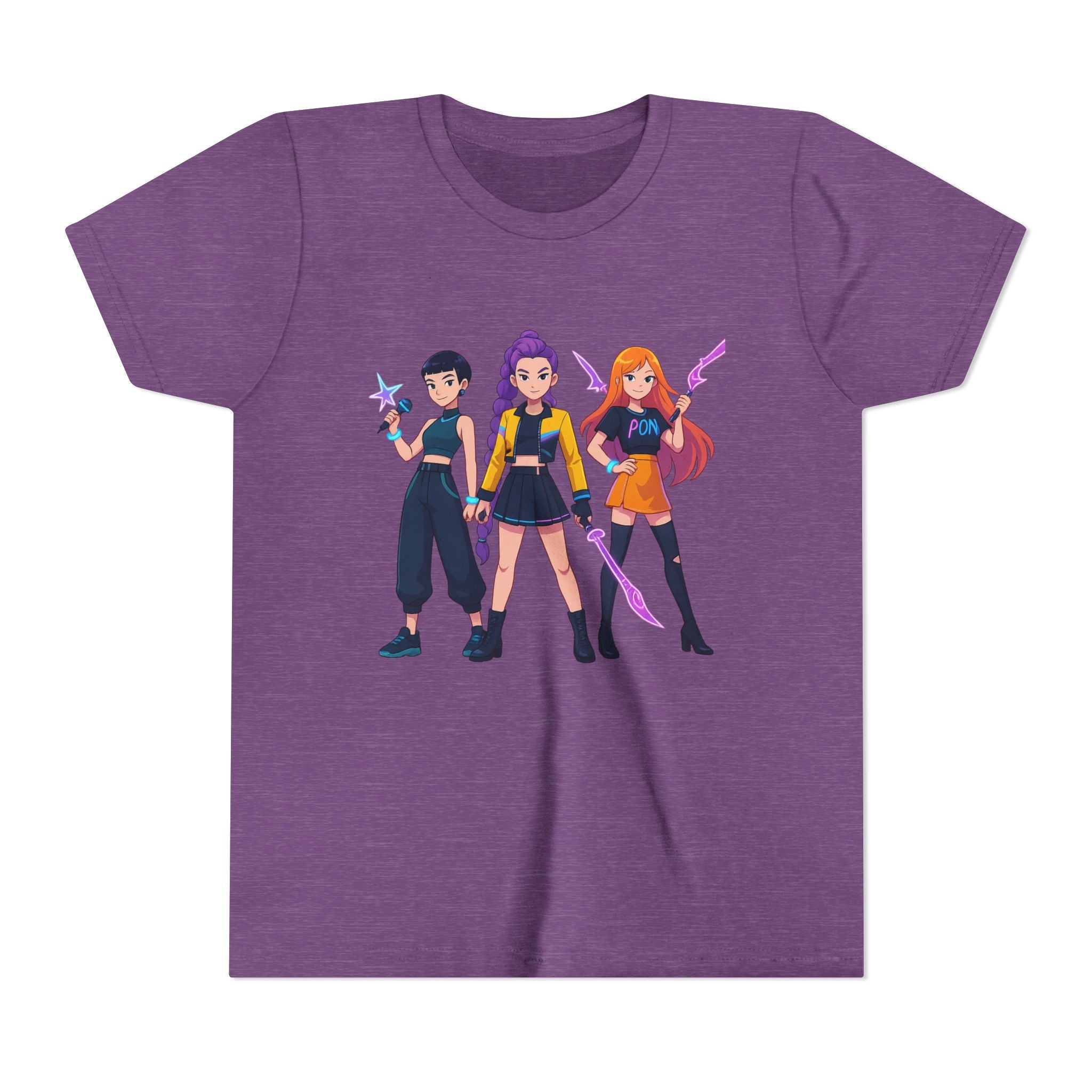 Youth Short Sleeve Tee Featuring Bold Character Design, Trendy Kids Shirt, Playful Summer Wear, Casual Gamer Apparel, Gift for Young [...]
