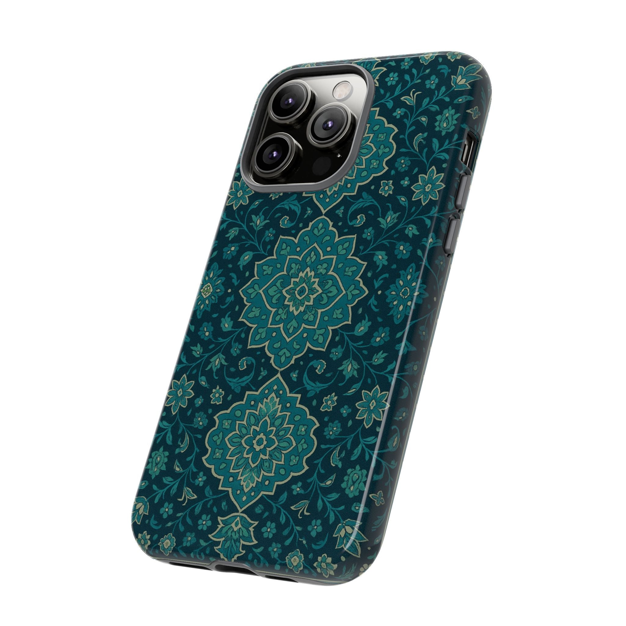 Elegant Floral Phone Case, Tough Cases, Unique Phone Cover, Gift for Her, Phone Accessories, Stylish Protection