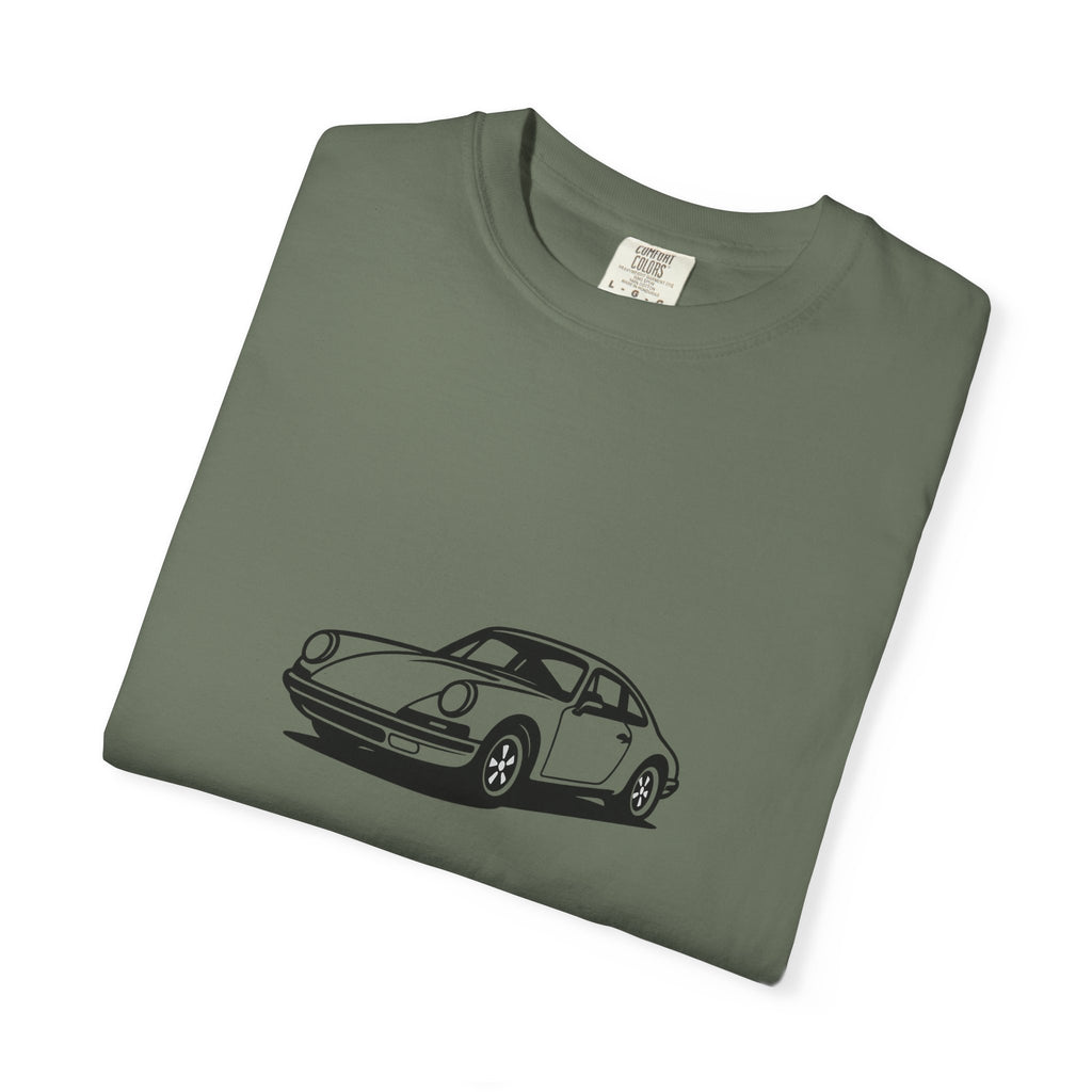 Classic Car T-Shirt, Unisex Vintage Tee, Automotive Gift, Nostalgic Apparel, Gearhead Fashion, Car Enthusiast Outfit, Black Car
